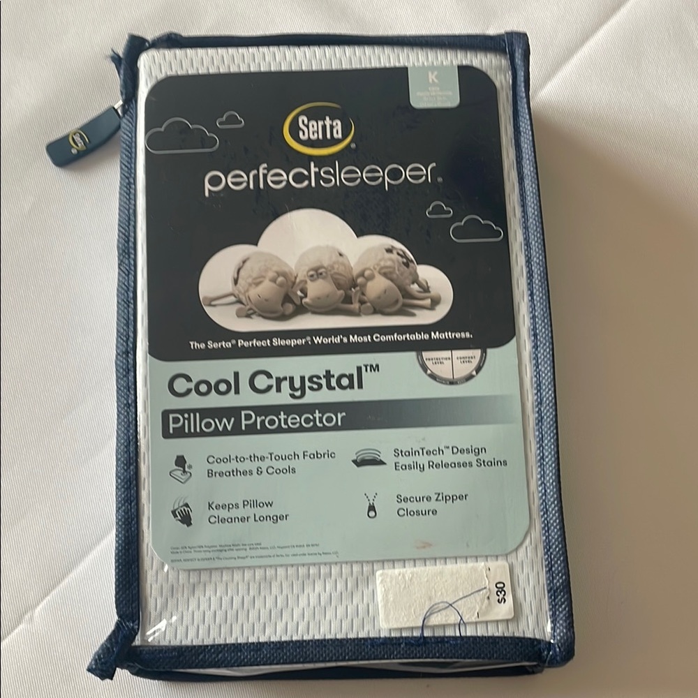 Serta PerfectSleeper Cool Crystal King Pillow Protector